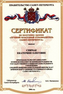 Спичак Екатерина Олеговна